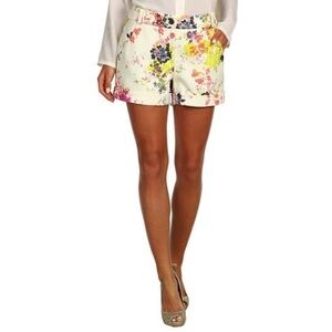 TED BAKER London Bonno Summer Bloom Floral Trouser Shorts Cuffed Pockets 1 / 4